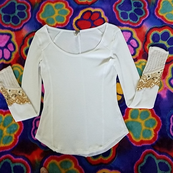 Free People Tops - Free People waffle shirt